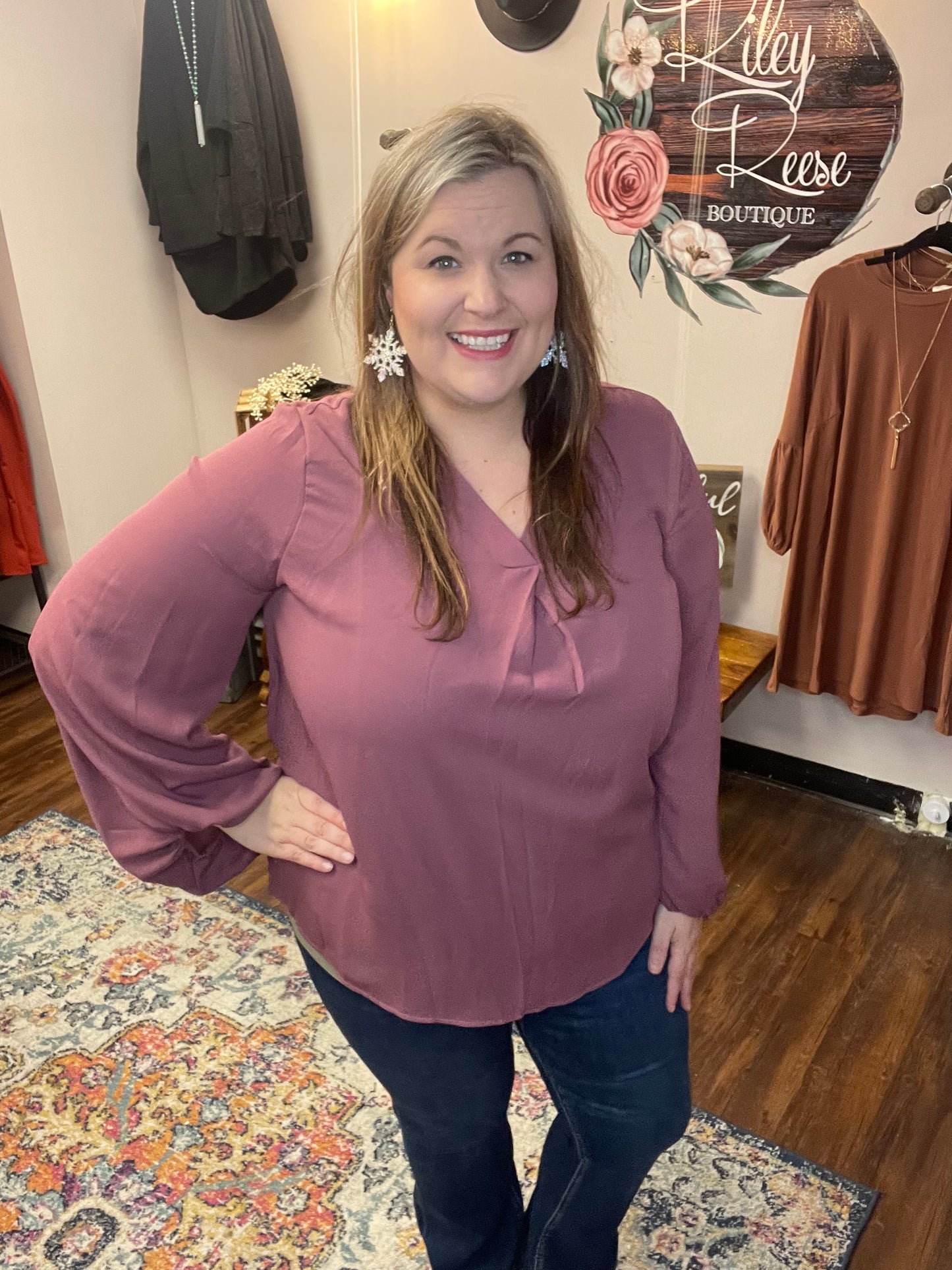 Plum Perfect Bubble Top