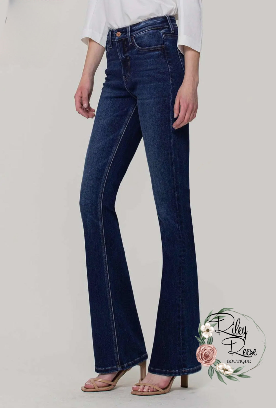 Vervet Curvy high rise bootcut denim