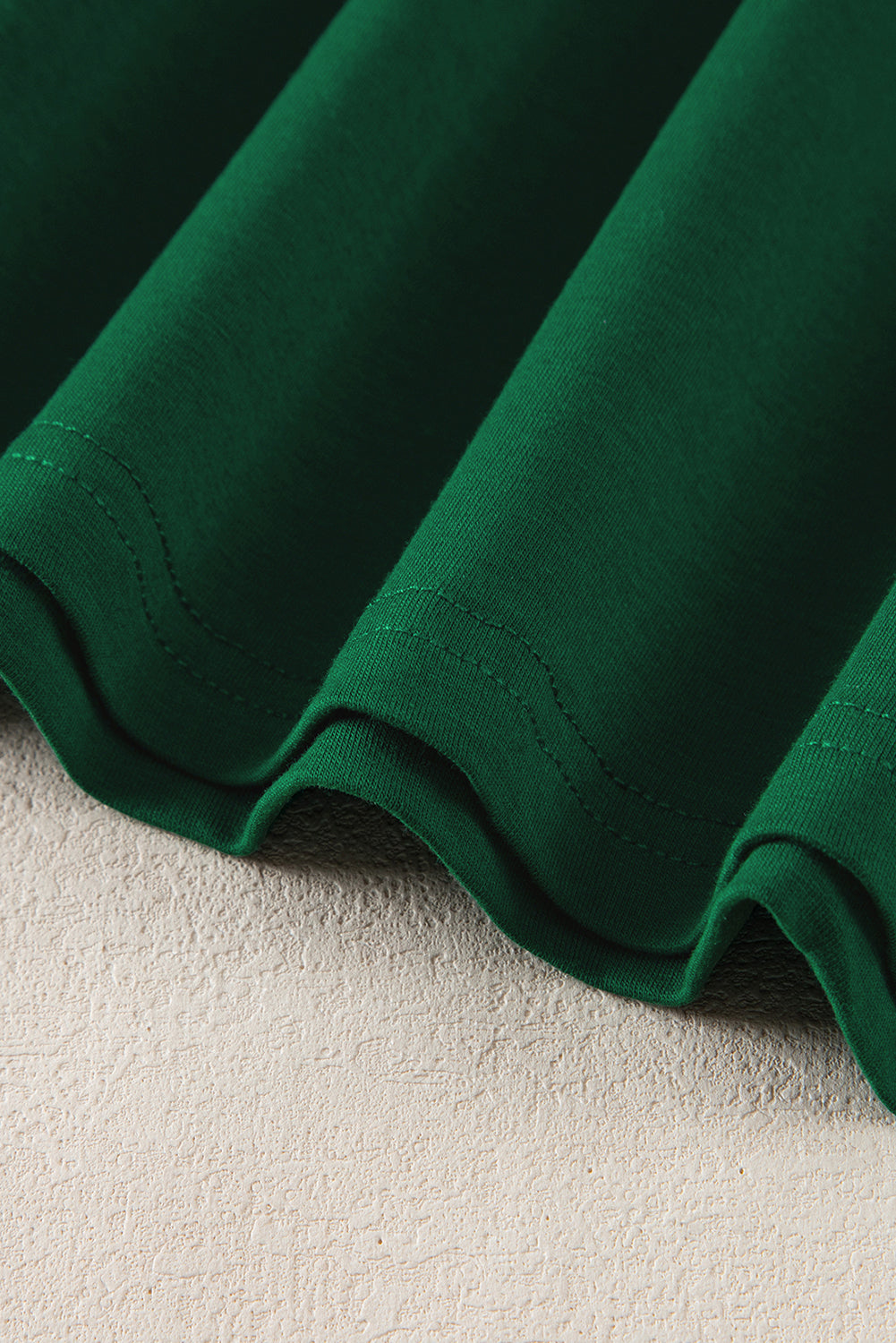 Green Plus Size Flutter Sleeve Top