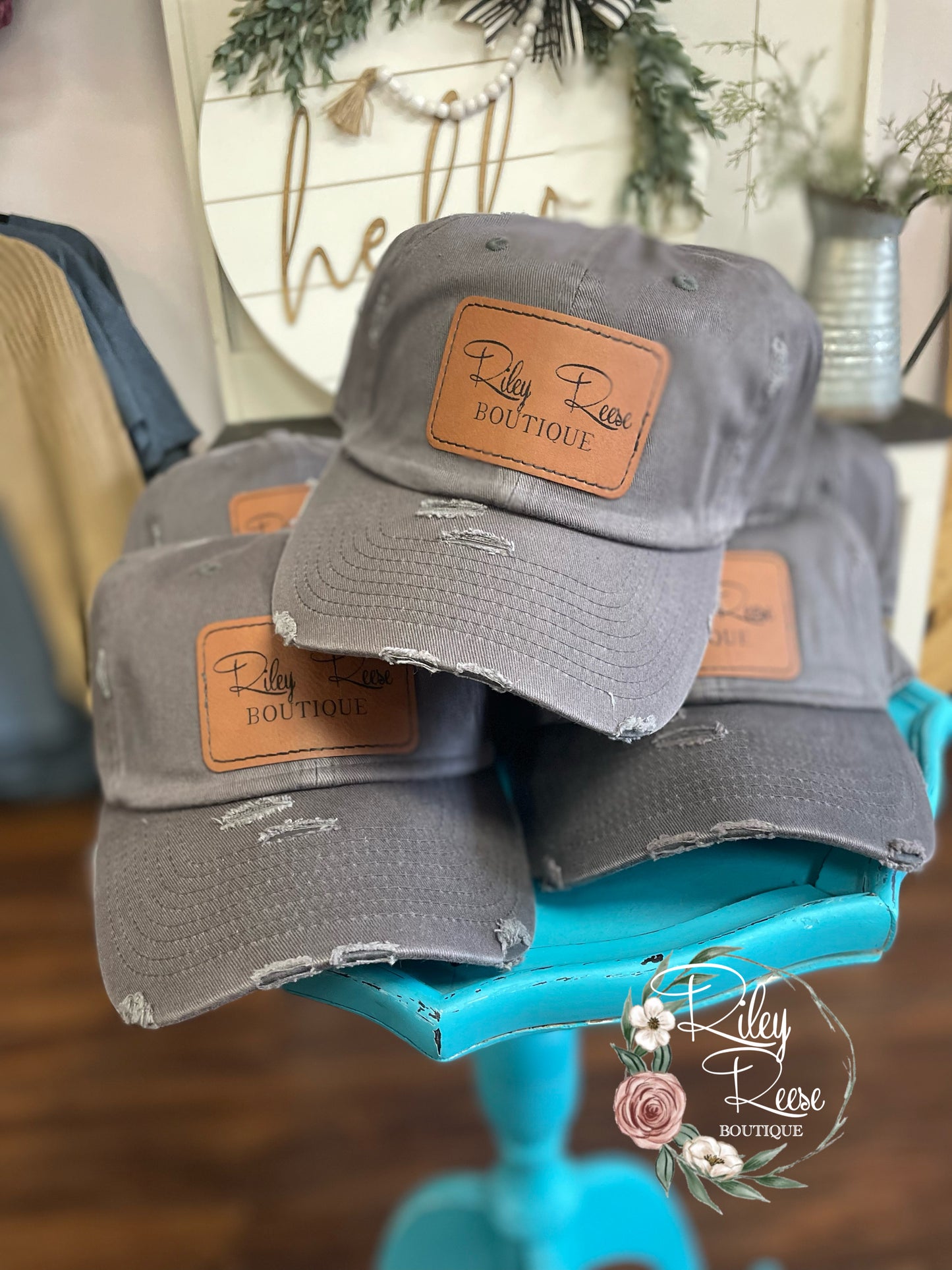 Riley Reese Distressed caps