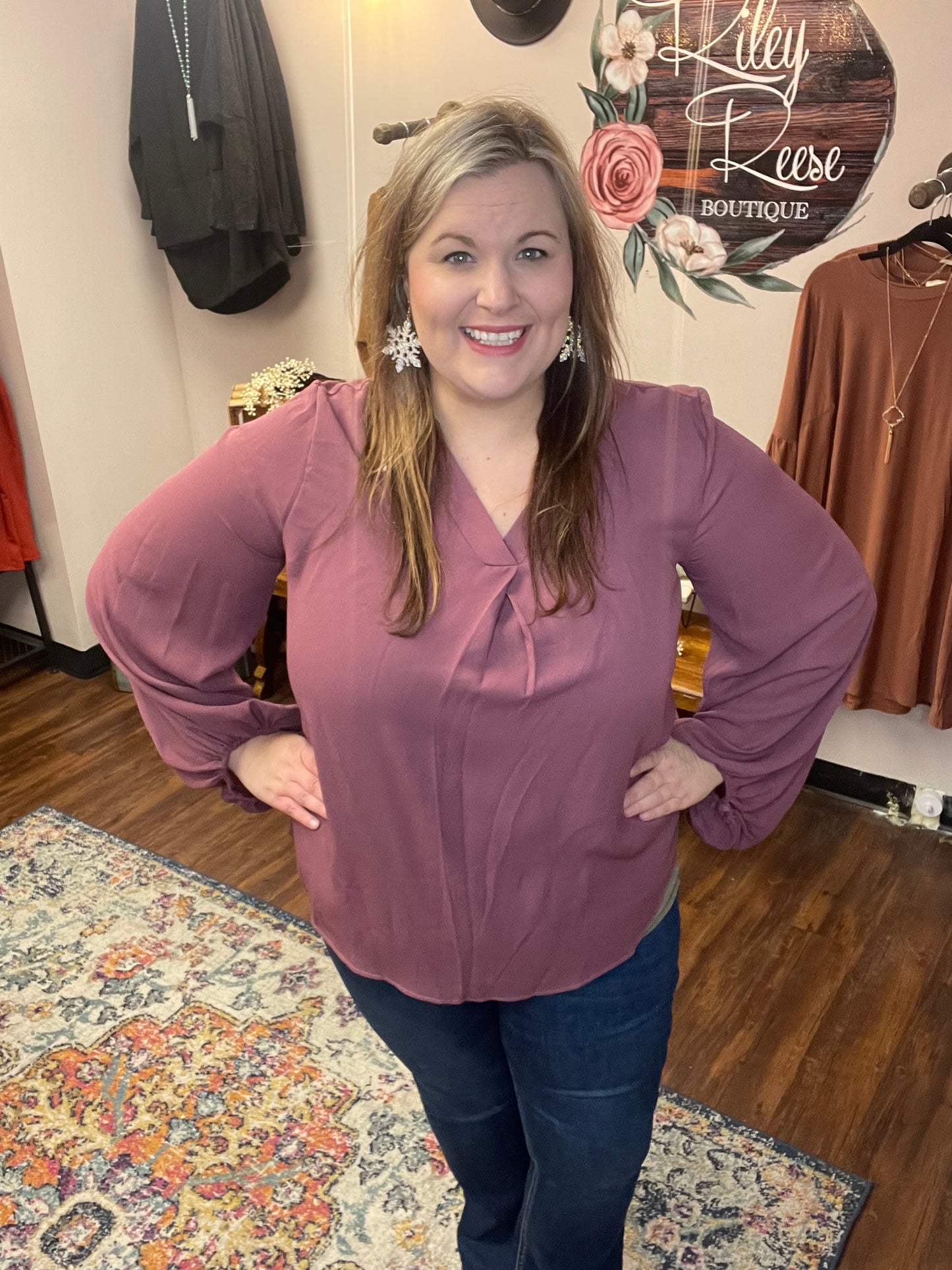Plum Perfect Bubble Top