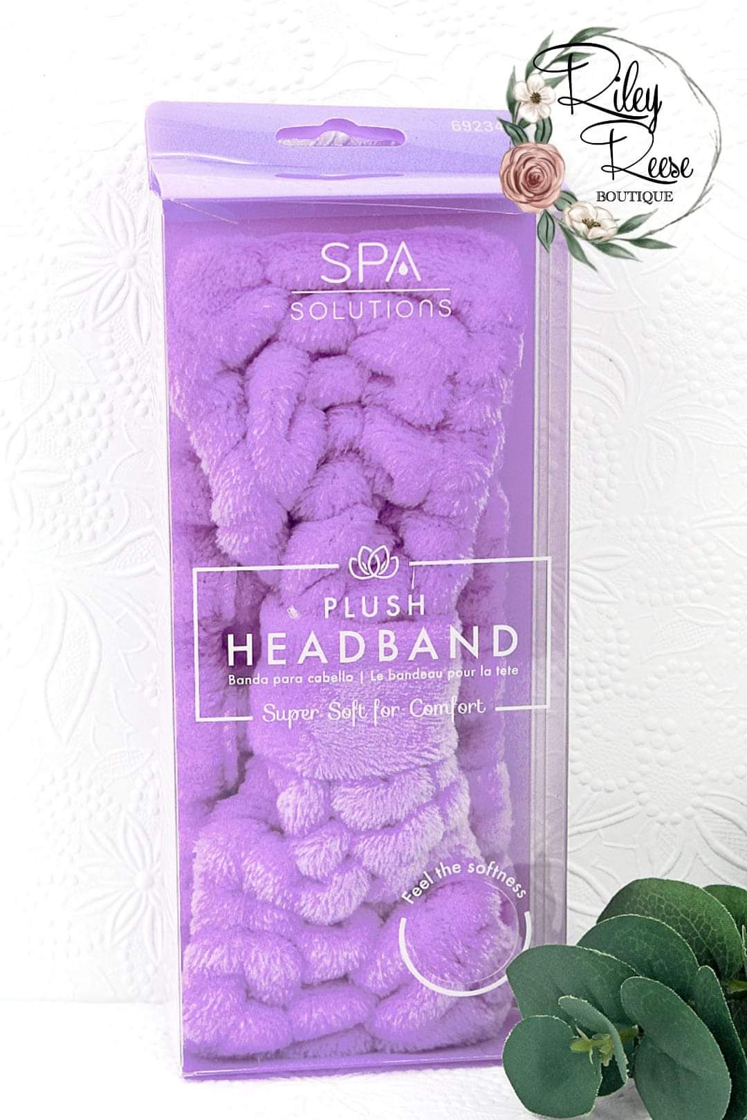 Plush Bow Headband- Choose Color