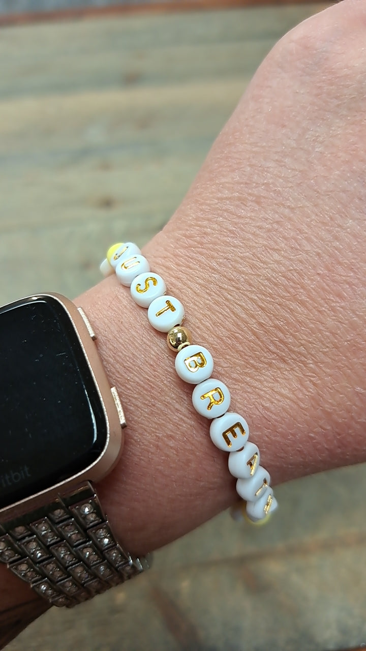 Just Say It Statement Bracelet