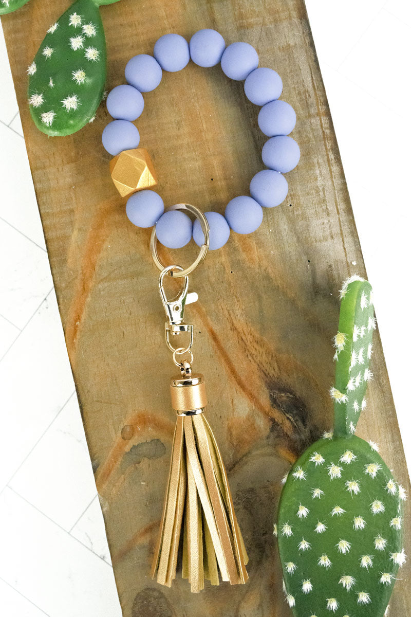 Golden Ring Silicone Keyring