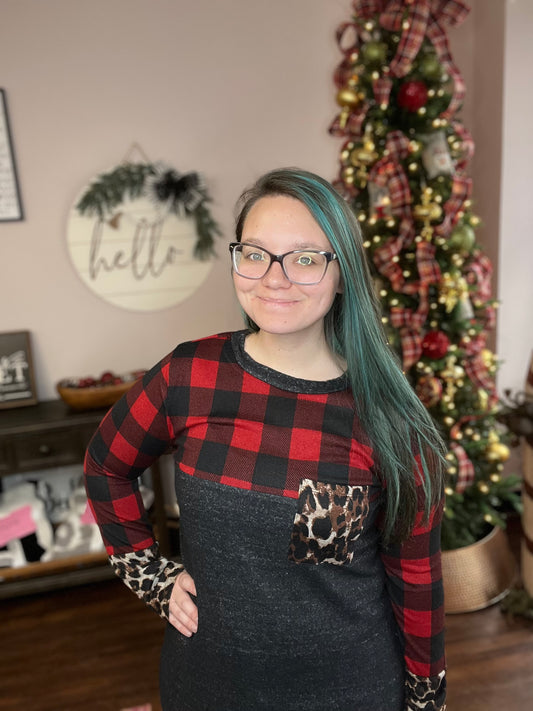 Buffalo Animal Print Top