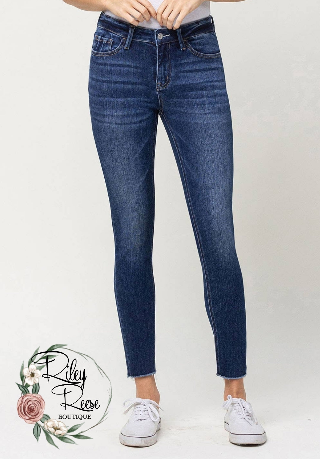 The Bev - Vervet By Flying Monkey Mid Rise Skinny Jean