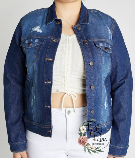 Always Classy & Classic Denim Jacket- Curvy