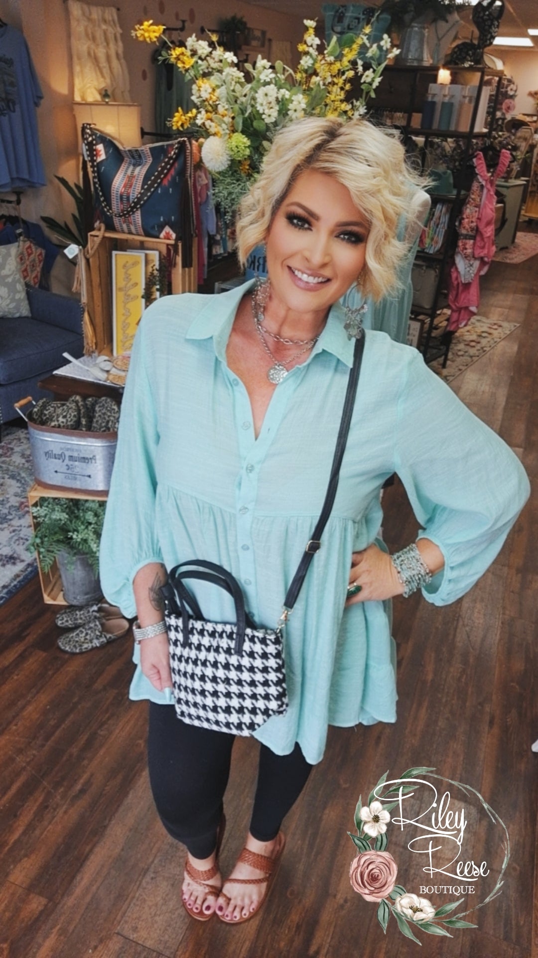 It's a Legacy Houndstooth Crossbody