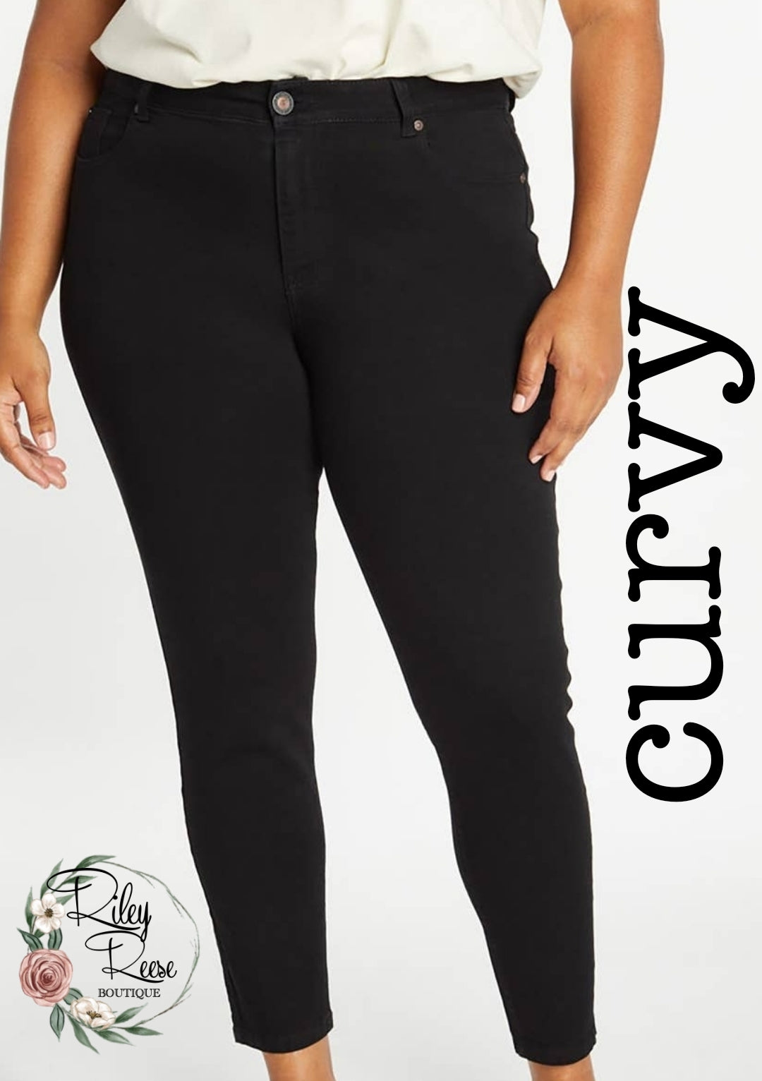 Curvy Back In Black High Rise Skinny Jean