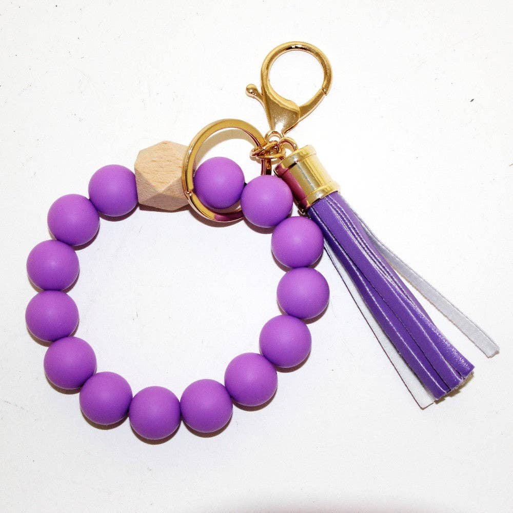 Colorful Silicone Keychain- Choose Color