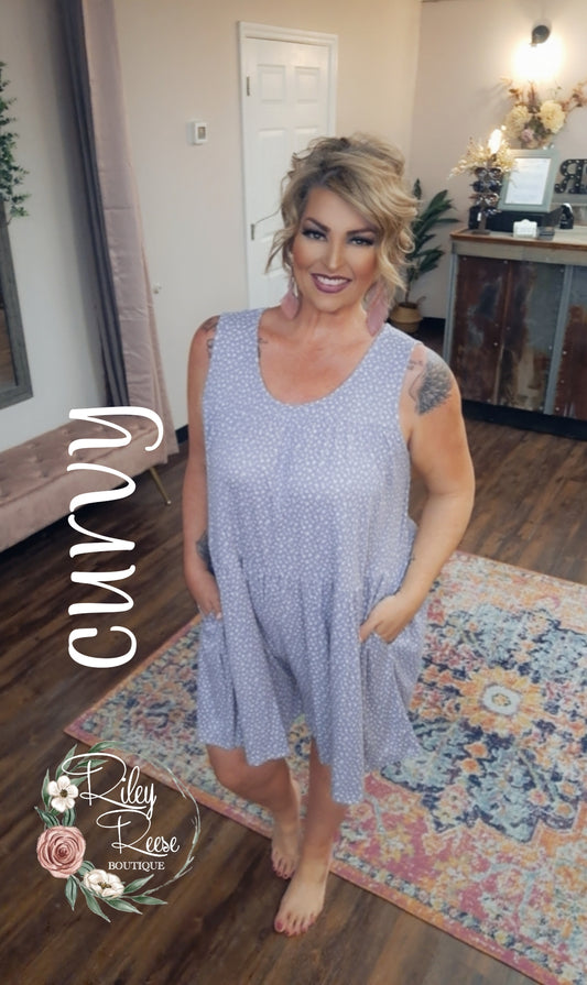 Frolicking In Fields Of Lavender Romper