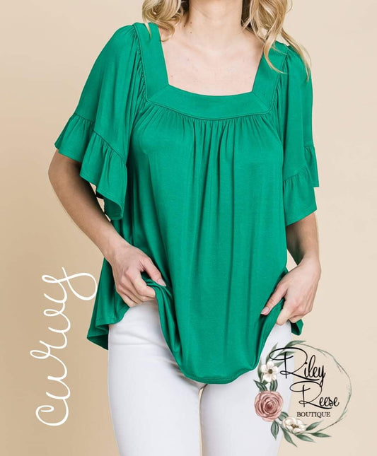Luck Be a Lady Kelly Green Swing Tunic