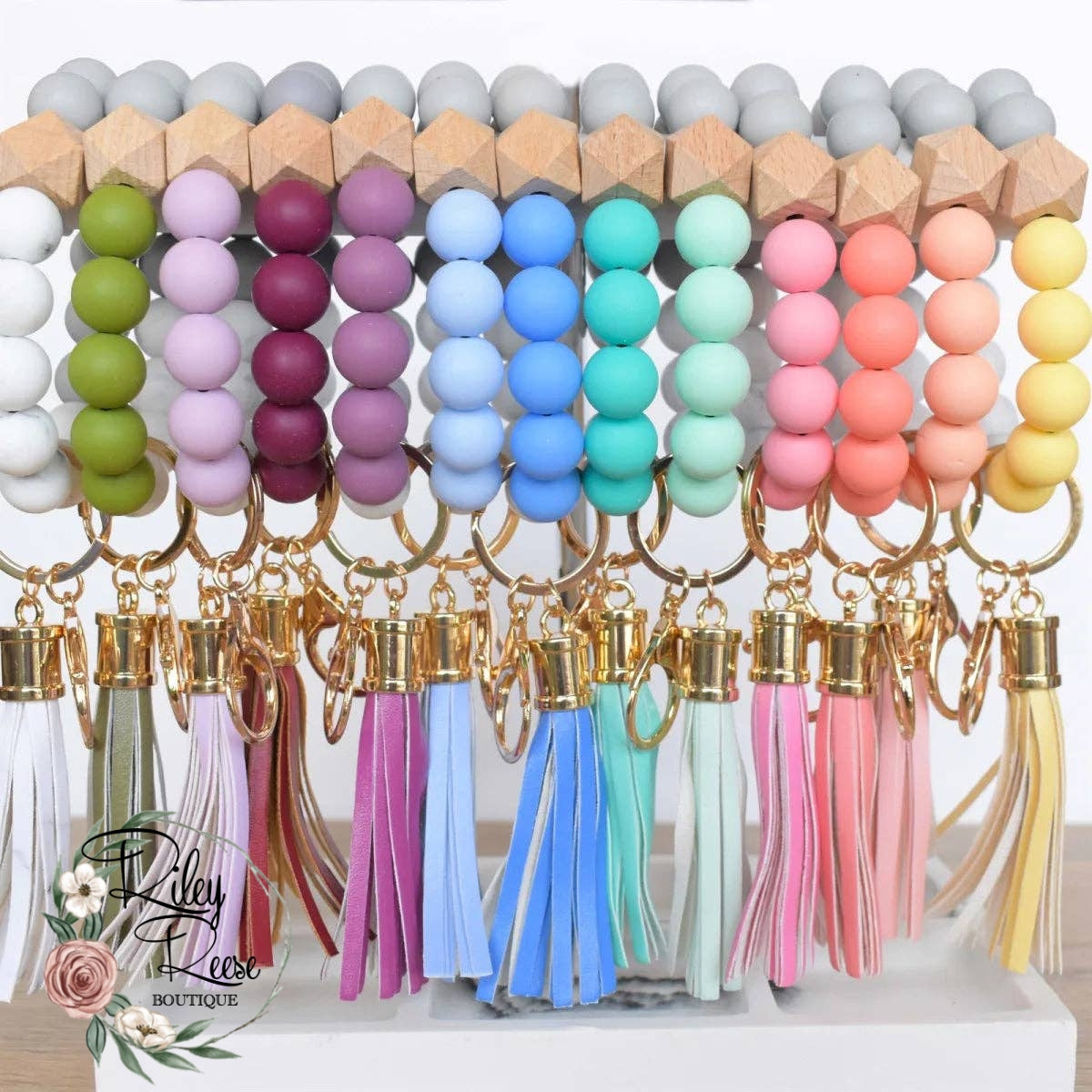 Colorful Silicone Keychain- Choose Color