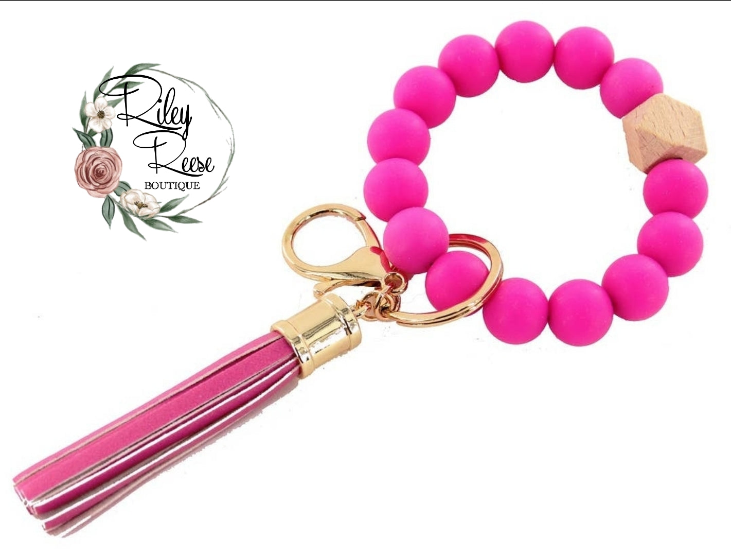 Colorful Silicone Keychain- Choose Color