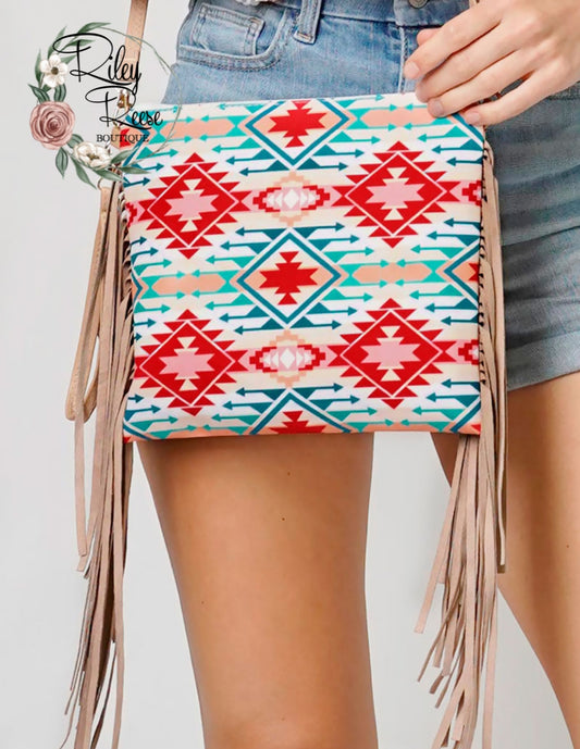 Arrow Rock Fringe Crossbody